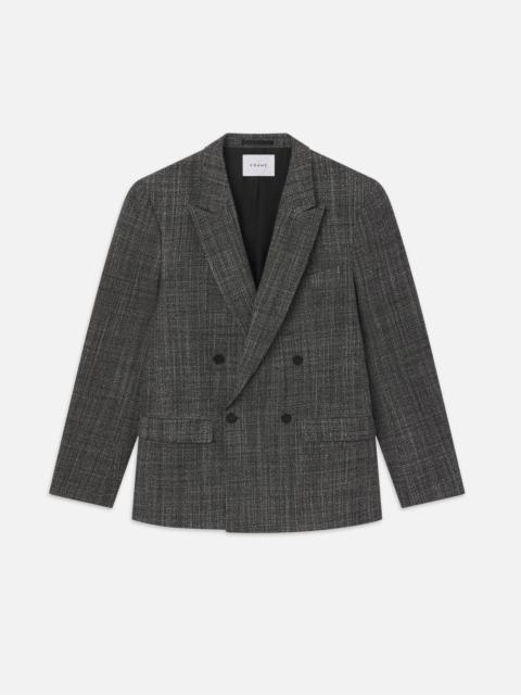 FRAME Tweed Blazer in Grey