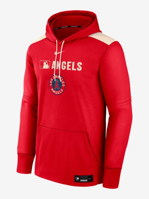 Nike Los Angeles Angels Authentic Collection City Connect Men's Nike Therma MLB Pullover Hoodie