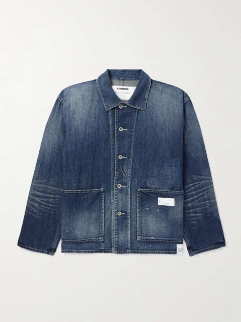 Logo-Appliquéd Denim Overshirt