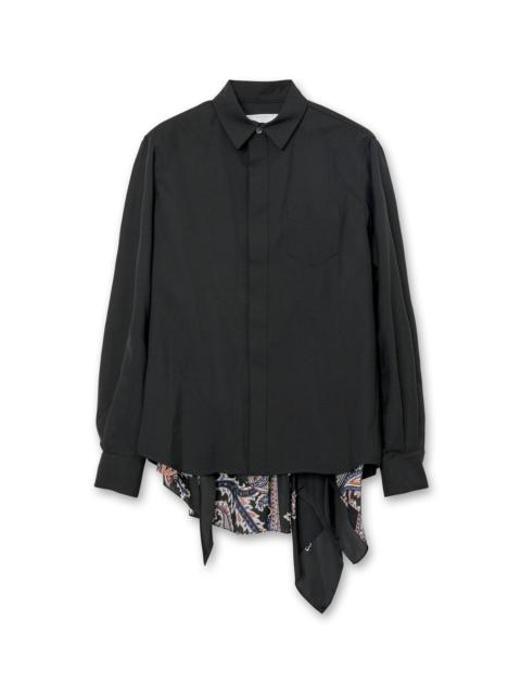 Suiting x Paisley Print Shirt