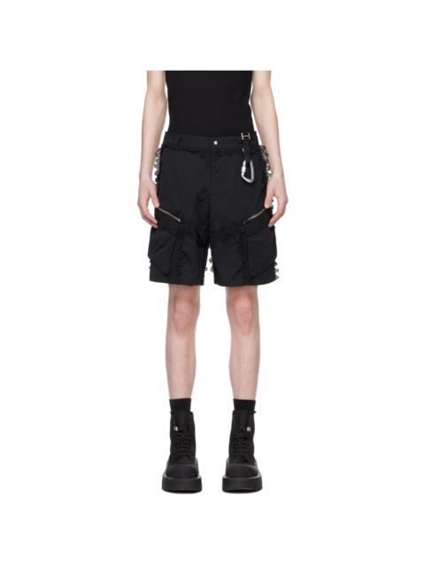 Black Spherical Shorts