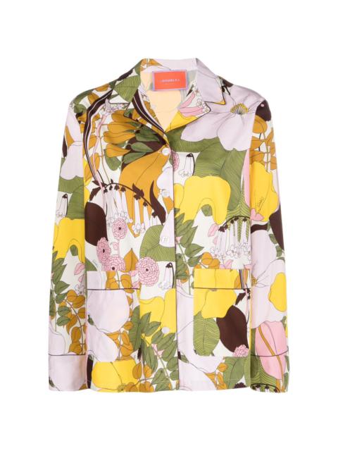 La DoubleJ Hammock floral-print cotton shirt