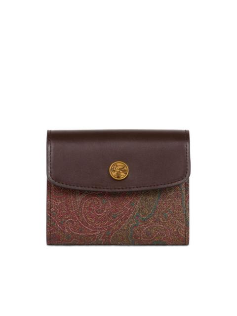 Etro Arnica tri-fold paisley-print wallet