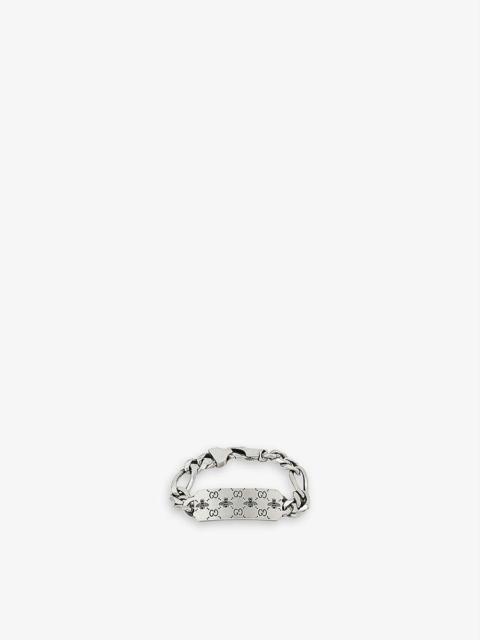 GUCCI Gucci Signature sterling-silver bracelet