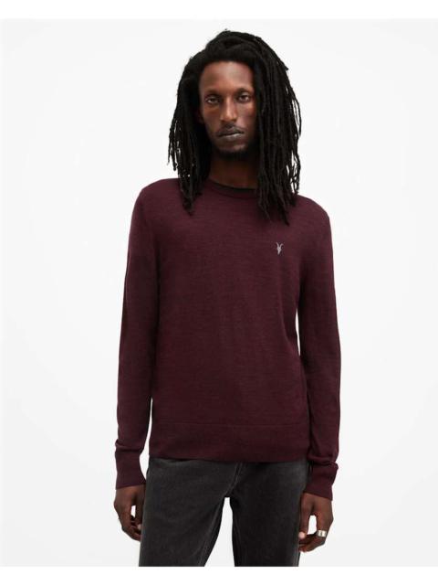 ALLSAINTS MODE MERINO CREW NECK RAMSKULL SWEATER