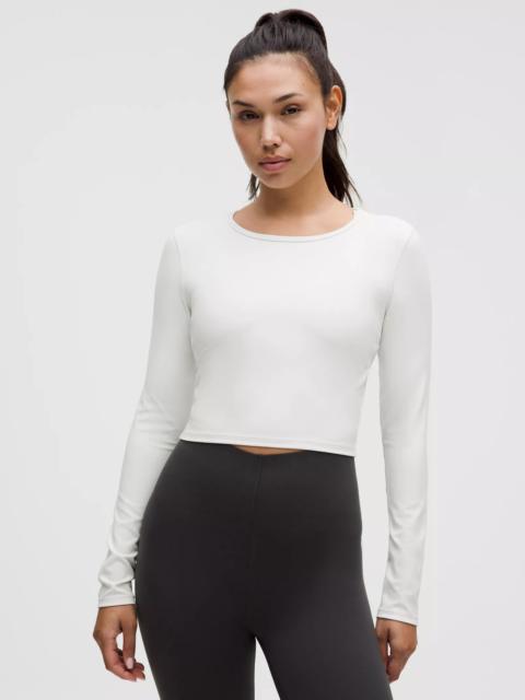 lululemon Wunder Train Cropped Long-Sleeve Shirt