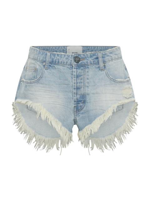 ONE TEASPOON Rollers Low Waist Denim Shorts - Sportster Blue