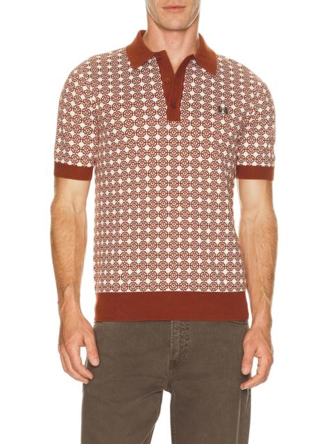 Fred Perry Floral Jacquard Polo