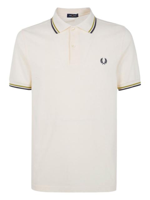 Fred Perry contrast-trim polo shirt
