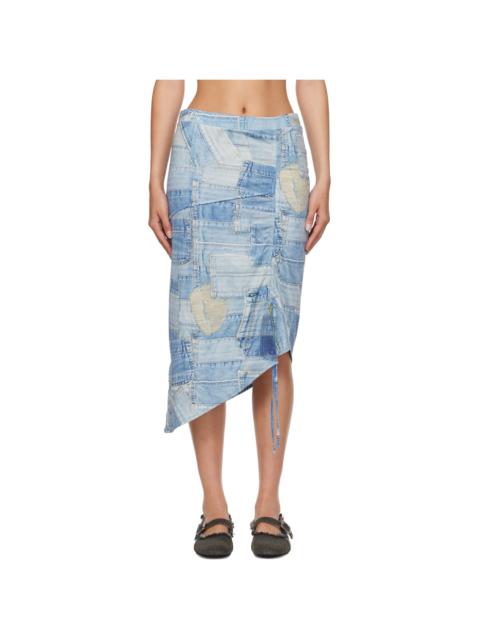 Andersson Bell Blue Anja Midi Skirt