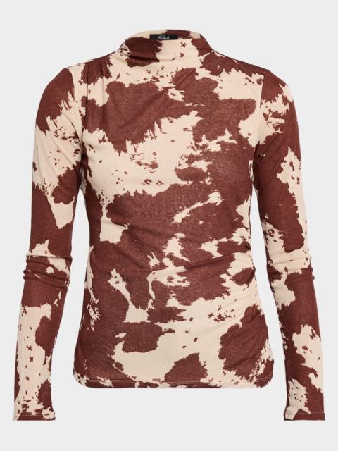 Rails Joelle Draped Mesh Top