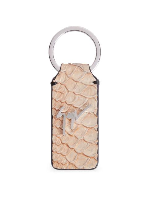 Giuseppe Zanotti Bernaard leather keyring