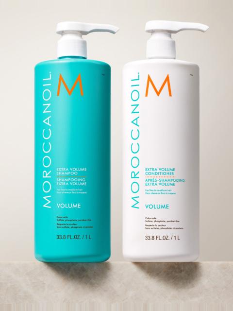 Moroccanoil Extra Volume Shampoo & Conditioner Liter Bundle