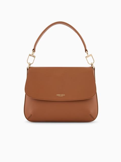 GIORGIO ARMANI Medium la Prima Soft baguette bag in nappa leather