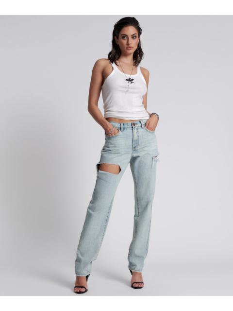 ONE TEASPOON 1982S High Waist Balloon Denim Jeans - Kansas Blue