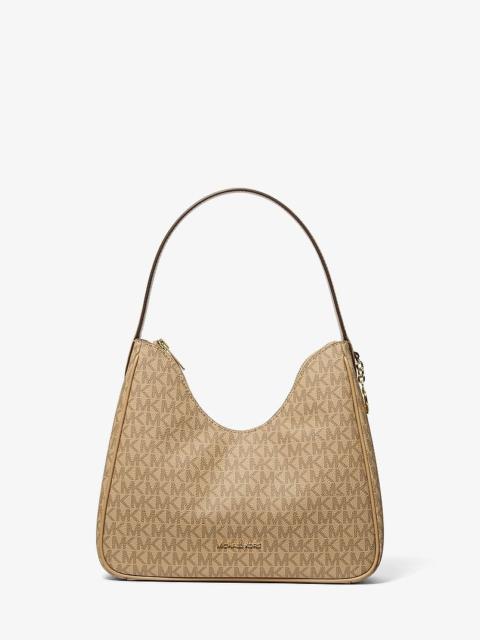 MICHAEL KORS Nayla Small Signature Logo Hobo Shoulder Bag