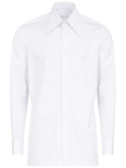 Maison Margiela pinstripe cotton poplin shirt