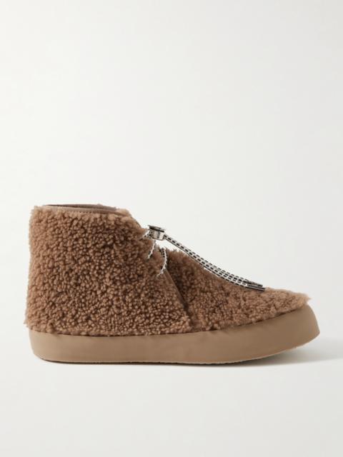 LE MONDE BÉRYL Desert Shearling Ankle Boots