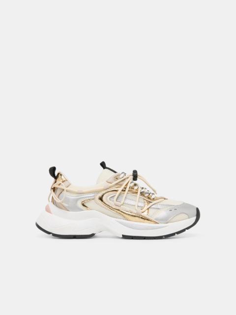 dolce vita SELMAR SNEAKERS SILVER GOLD LEATHER