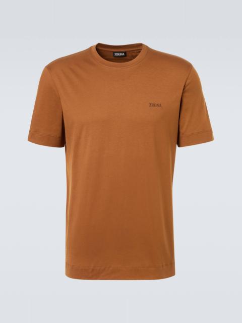 ZEGNA Logo cotton jersey T-shirt