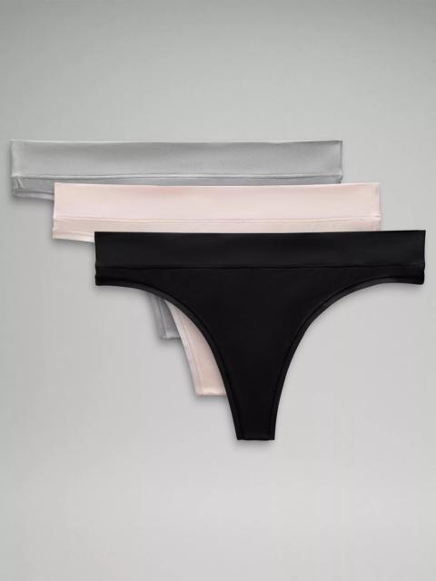 lululemon UnderEase Mid-Rise Thong Underwear *3 Pack