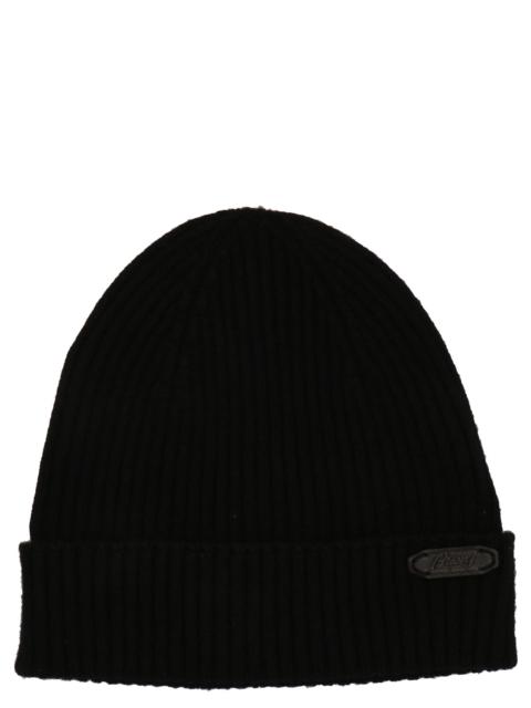 Brioni Fisherman’S Rib Beanie Hats Black