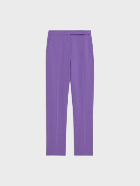 Theory High-Waist Slim Crop Pant in Admiral Crepe