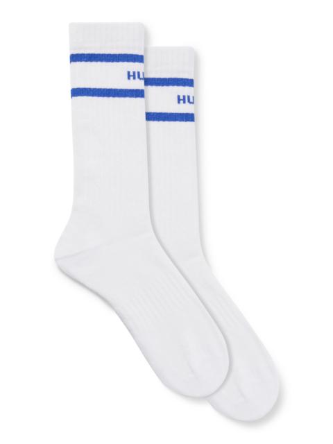 HUGO TWO-PACK OF KNEE-HIGH SOCKS WITH STRIPES