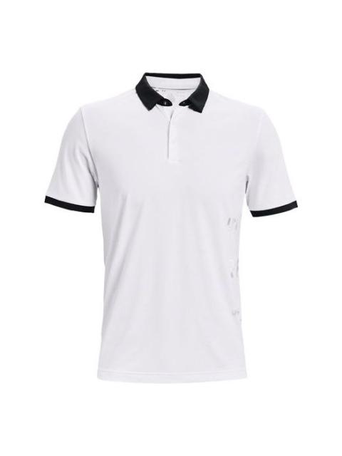 Under Armour Under Armour Curry Vanish Golf Short Sleeve ShirtPolo Men's White 1361874-100