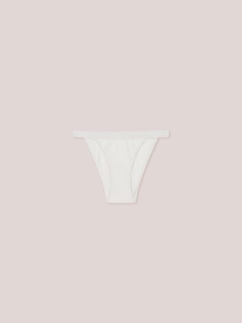 Nanushka MAVIS - Low cut swim pants - White