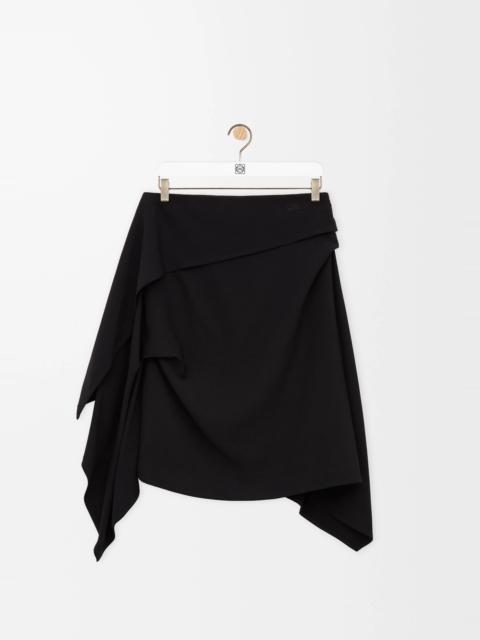 Loewe Draped skirt in viscose blend