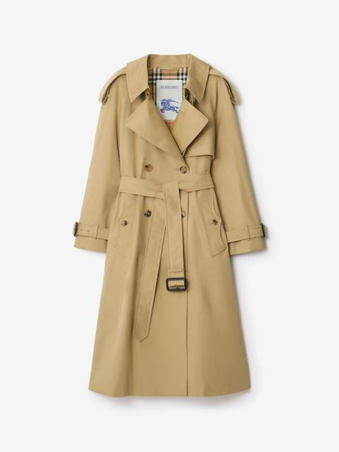 Burberry Long Gabardine Fitzrovia Trench Coat