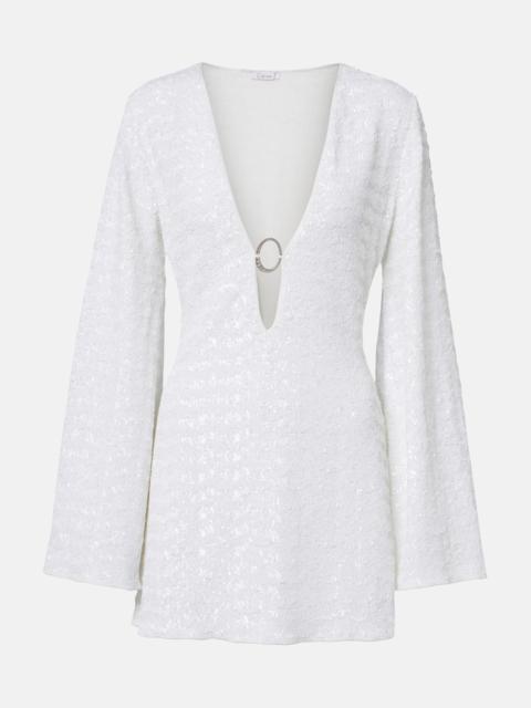 Oséree Bridal sequined minidress