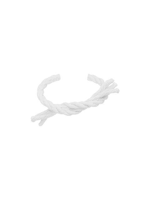 White Knit Bracelet