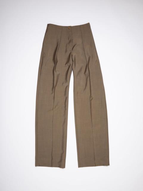 Tailored trousers - Almond brown