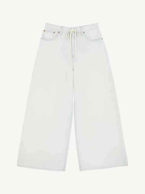 MM6 Maison Margiela Lightweight Denim Low-Waist Trousers