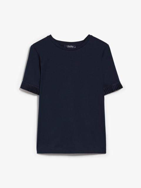 'S Max Mara ULULATO Ruched cotton jersey T-shirt