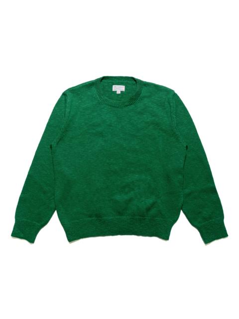 The Real McCoys MC23014 Cotton Crewneck Sweater Green