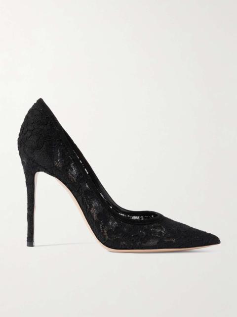 Gianvito Rossi Claudia 105 lace pumps