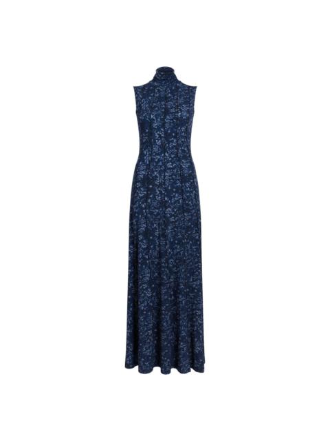 Proenza Schouler high-neck sleeveless floral dress