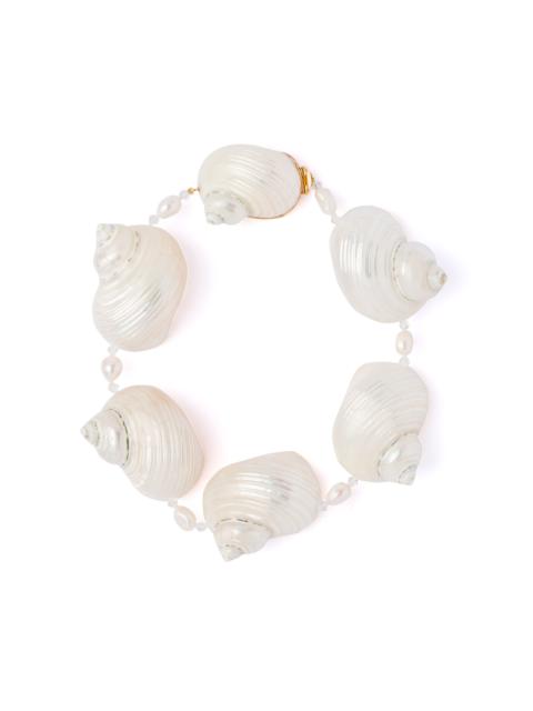 Silver choker with shells