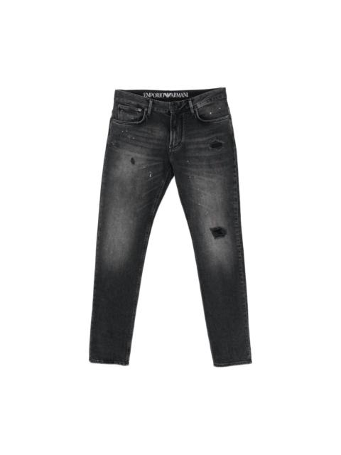 EMPORIO ARMANI Slim denim cotton jeans