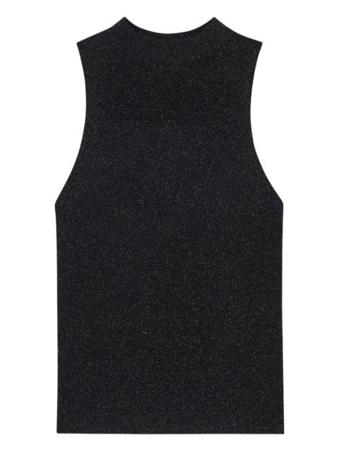 CLOSED lurex sleeveless top