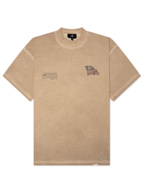 REPRESENT EAGLE T-SHIRT - SAND
