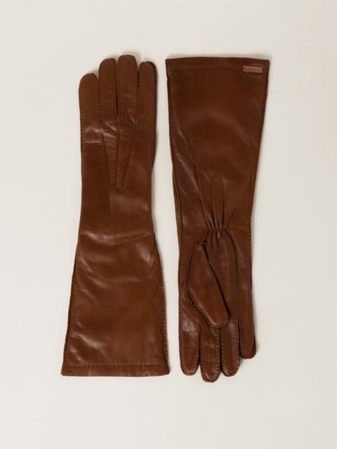 Miu Miu Nappa leather gloves