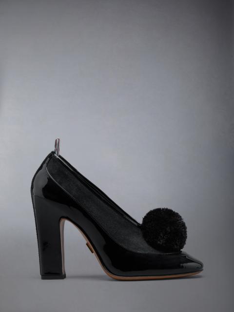 Thom Browne CALF SUEDE POM POM OPERA PUMP 90MM