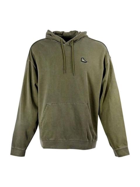 Converse Go-To Chuck Taylor Sneaker Patch Loose Fit Hoodie 'Olive Green' 10024025-A02