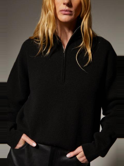 SPRWMN CASHMERE QUARTER ZIP SWEATER