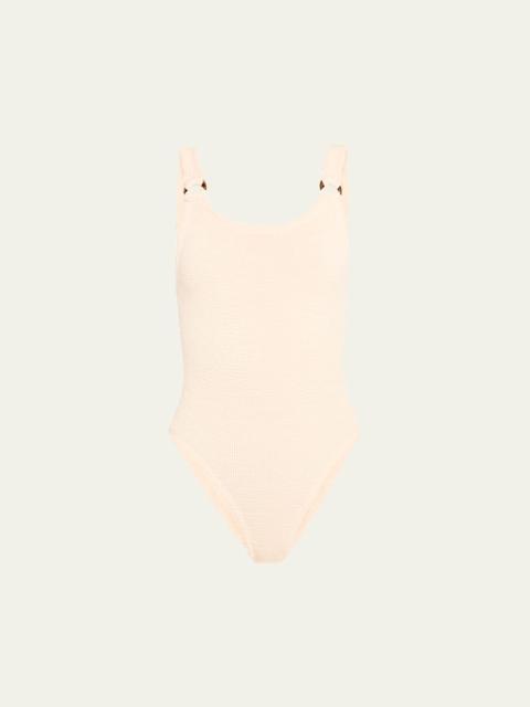 Hunza G Domino One-Piece Swimsuit