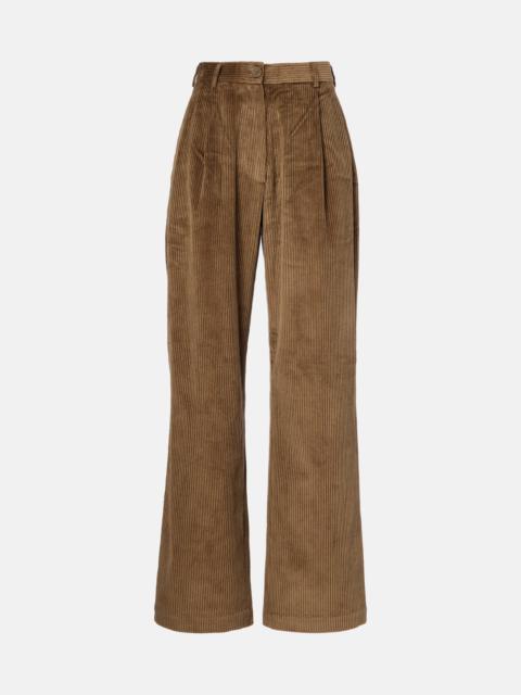 The Frankie Shop Norstrand cotton corduroy straight pants
